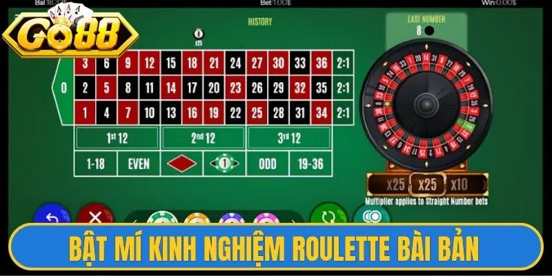 Kinh Nghiệm Roulette Hiệu Quả Giúp Người Mới Dễ Làm Quen 2 Bật mí kinh nghiệm Roulette bài bản như dân chuyên