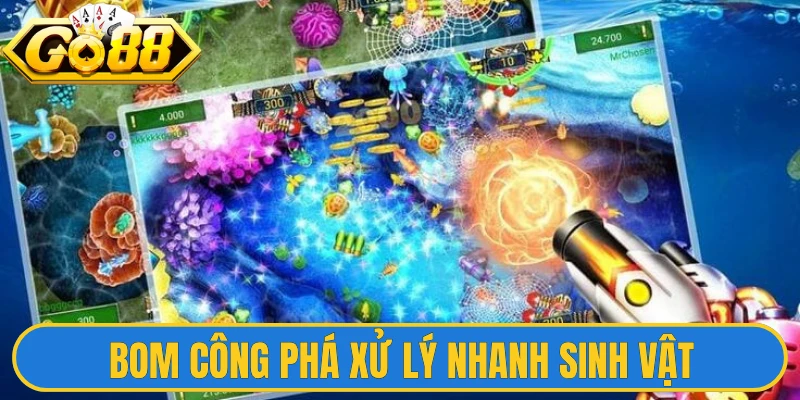 Bom công phá xử lý nhanh sinh vật 