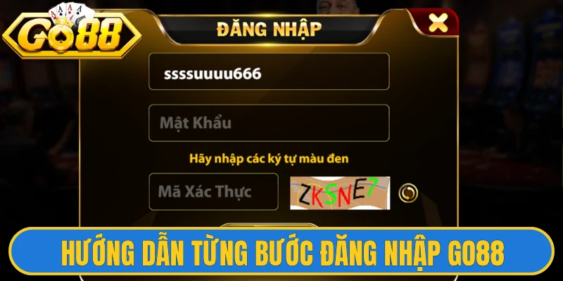 Đăng Nhập Go88 1 Hướng dẫn từng bước đăng nhập Go88 khi bạn tham gia