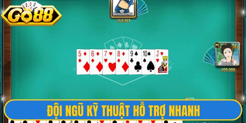 Đội ngũ kỹ thuật hỗ trợ nhanh, xử lý vấn đề hiệu quả