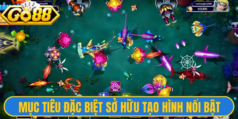 Mục tiêu đặc biệt sở hữu tạo hình nổi bật 