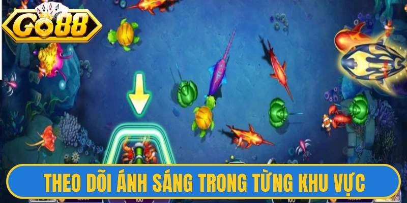 Theo dõi ánh sáng trong từng khu vực 