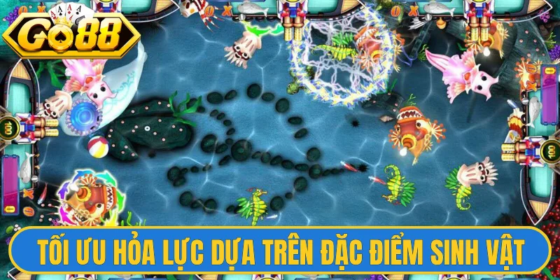 Tối ưu hỏa lực dựa trên đặc điểm từng sinh vật 